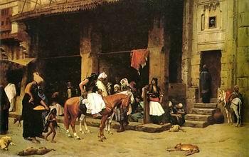 unknow artist Arab or Arabic people and life. Orientalism oil paintings  455 oil painting image